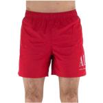 Casual Rode Polyester Emporio Armani Shorts  in maat XL in de Sale voor Heren 