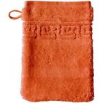 Oranje CAWÖ Gestreepte Badhanddoeken  in 30x30 1 stuk 