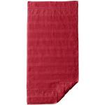 Rode CAWÖ Gestreepte Badhanddoeken  in 50x100 1 stuk 