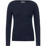 Blauwe CECIL Gebreide Pullovers Boothals  in maat M voor Dames 