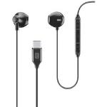Cellular Line In-ear-oordopjes USB-C hoofdtelefoon met microfoon zwart