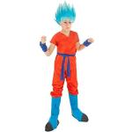 Chaks Goku Saiyan Super Dragon Ball kostuum voor kinderen, 7-8 jaar (128 cm)