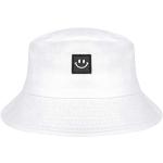 Witte Bucket hats  voor de Zomer  in Onesize voor Dames 
