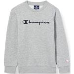Champion Legacy-Classic Logo Crewneck Pullover voor jongens, Licht Heather Grey, 13-14 Jaar