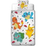 Multicolored Pokemon Pikachu Geweven Kinderdekbedovertrekken  in 135x200 2 stuks 