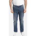 Klassieke Blauwe Used Look Loose fit jeans  in Grote Maten  in maat L  lengte L34  breedte W42 met Studs in de Sale voor Heren 