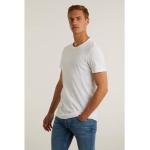 Witte Chasin' T-shirts met ronde hals Ronde hals  in maat L voor Heren 