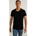 Zwarte Chasin' Expand T-shirts met ronde hals Ronde hals  in maat L Bio voor Heren 