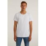 CHASIN' regular fit T-shirt Expand van biologisch katoen white