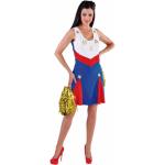 Multicolored Cheerleader kostuums met motief van USA voor Dames 