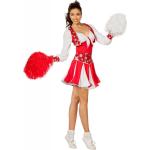 Rode Cheerleader kostuums voor Dames 
