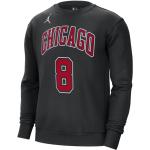 Zwarte Fleece Nike Jordan Chicago Bulls Sweatshirts  in maat L voor Heren 