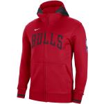 Rode Nike Dri-Fit Chicago Bulls Hoodies  in maat M voor Heren 