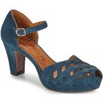 Blauwe Chie Mihara Sandalen  in maat 36 met Hakhoogte 7cm tot 9 cm in de Sale voor Dames 