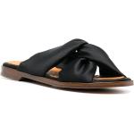 Zwarte Kalfsleren Chie Mihara Platte sandalen  in maat 36 voor Dames 