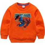 Casual Oranje Polyester Spider-Man Kinder hoodies met motief van Halloween voor Meisjes 