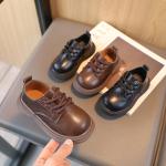 Bruine Rubberen Antislip Sportschoenen  voor de Herfst voor Babies 