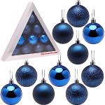 Middernachtsblauwe Kerstballen 
