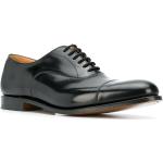 Klassieke Zwarte Kalfsleren Church's Oxford schoenen met Ronde neuzen met Vetersluitingen voor Heren 