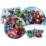 Multicolored Avengers Wegwerpservies 44 stuks 