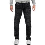 Cipo & Baxx Regular Fit Jeans voor heren, Zwart - 37, 32W x 32L