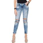 CIPO&BAXX Skinny-jeans voor dames in Destroyed-look