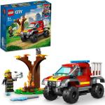 ® City 4x4 Fire Truck Rescue Operation 60393 - Building Set for Ages 5 and Up (97 Pieces) Lego 60393