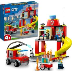 ® City Fire Station and Fire Truck 60375 - Construction Set for Ages 4 and Up (153 Pieces) Lego 60375
