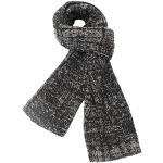 Casual Grijze Wollen Gebreide Gebreide sjaals  voor de Winter  in Onesize voor Heren 