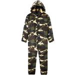 Leger Fleece Camouflage Kinderpyjama's voor Jongens 