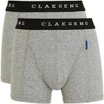 Claesen's boxershort - set van 2 grijs melange/wit