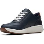 Clarks Un Rio Zip Sneakers voor dames, Navy Combi, 39 EU