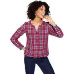 NU 20% KORTING: Classic Basics Geruite blouse