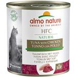 Almo Nature HFC Natural - Tonijn en Kip (verpakking van 12 dozen van 280 g)