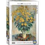 Claude Monet - Jerusalem Artichoke Flowers Puzzel (1000 stukjes)