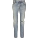 Lichtblauwe Dolce & Gabbana Skinny jeans  in maat 3XL in de Sale voor Heren 
