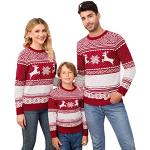 Polyester Pullovers  voor een Kerstmis Ronde hals  in maat L in de Sale voor Heren 