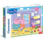 Multicolored Clementoni Peppa Pig Legpuzzels  in 51 - 100 st met motief van Varken voor Kinderen 