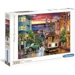 Clementoni 33547" San Francisco 3000 stukjes puzzel hoge kwaliteit collectie, meerdere kleuren