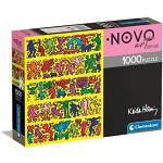 Clementoni - Puzzel 1000 Stukjes Keith Haring, Puzzel Voor Volwassenen en Kinderen, 10-99 jaar, 39755