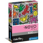 Clementoni - Puzzel 1000 Stukjes Keith Haring, Puzzel Voor Volwassenen en Kinderen, 10-99 jaar, 39756