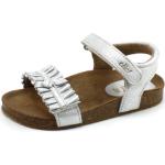 Zilveren Clic! Metallic Metallic sandalen  in 23 met Klittenbandsluitingen in de Sale voor Meisjes 
