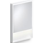 Witte Glazen Clou Rechthoekige spiegels 