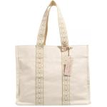 Beige Coccinelle Never Without Bag Totes 