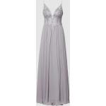 Zilveren Chiffon Laona Pailletten jurken V-hals met Sequins voor Dames 