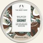 Beige The Body Shop Body butter Handgemaakt Dierproefvrij Vegan voor een droge huid Organisch met Kokosolie in de Sale 
