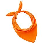 Rock Oranje Polyester Paisley Damessjaals met motief van Bamboe 