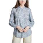 Blauwe HARTFORD Kraagloze blouses  in maat M in de Sale voor Dames 