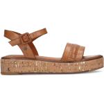 Bruine Platte sandalen Sleehakken  in maat 36 in de Sale voor Dames 
