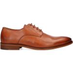 Klassieke Bruine Derby schoenen  in maat 46 met Hakhoogte tot 3cm voor Heren 